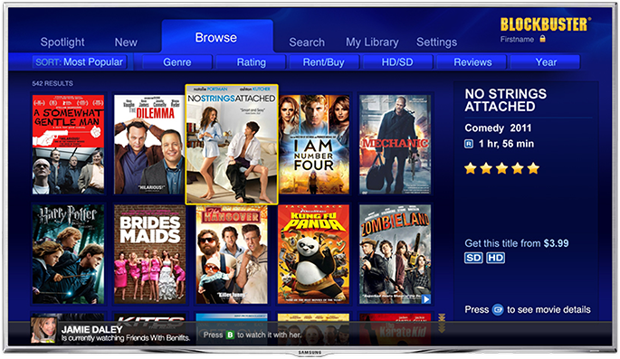 UVideos iPad Application Main Screen