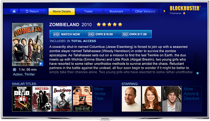 UVideos iPad Application Title Modal