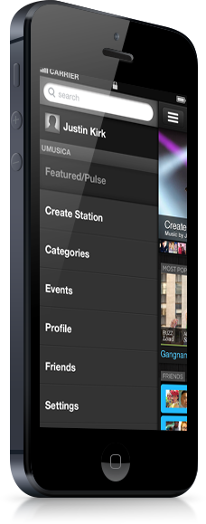 UVideos iPad Application Category Screen